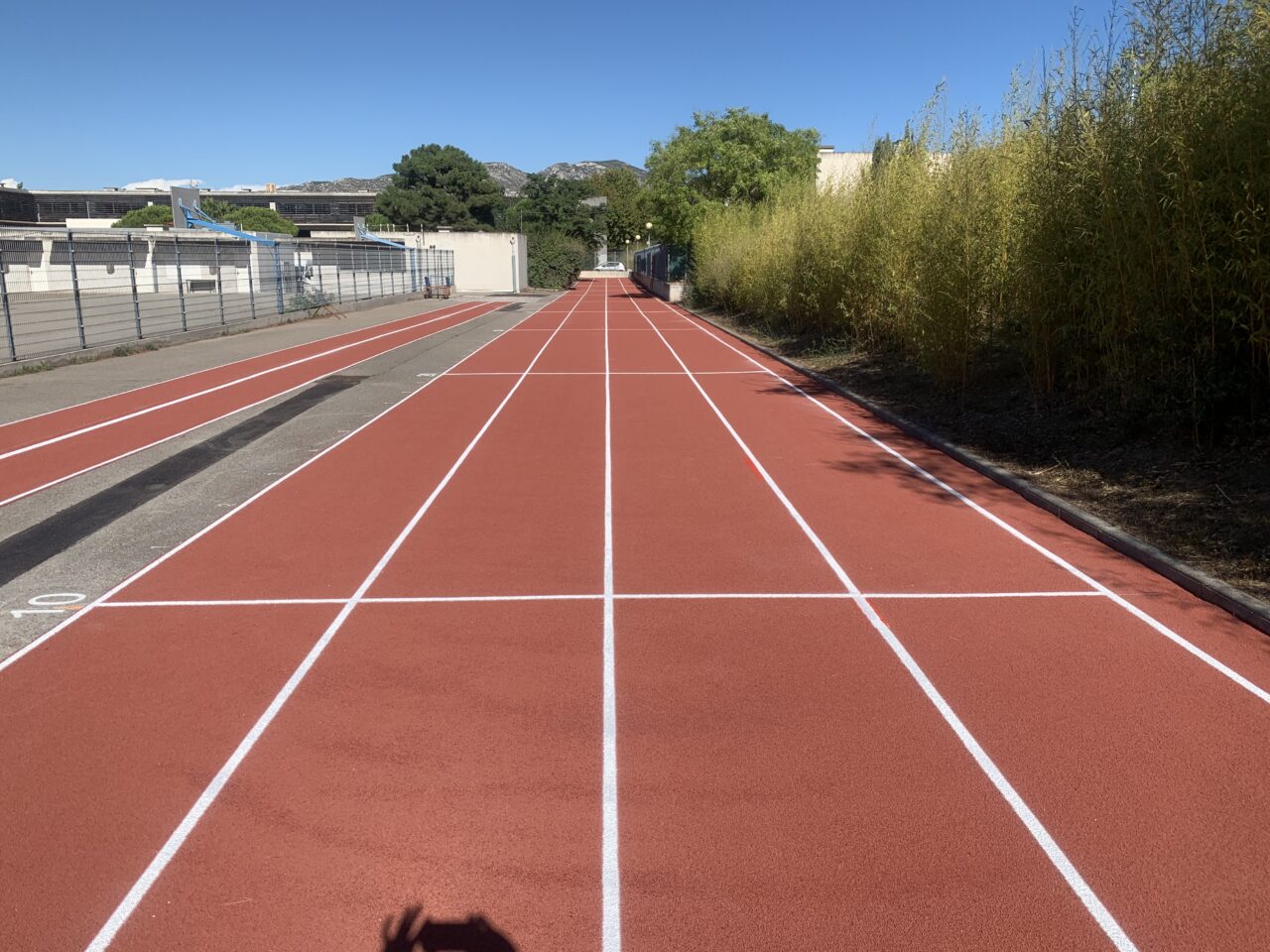 Sol sportif piste athlétisme